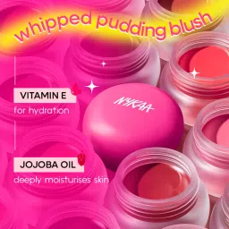 Nykaa Cosmetics Whipped Pudding Blush Pot - Whisk & win & Silicone Applicator image 3