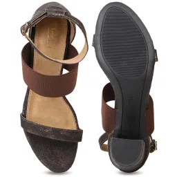 Inc.5 Women's Black Ankle Strap Sandals image 3