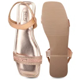 Inc.5 Women's Rose Gold Ankle Strap Sandals image 3