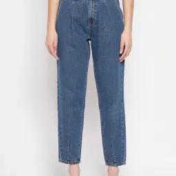 MADAME Blue Denim Skinny Fit Mid Rise Jeans-picture-23