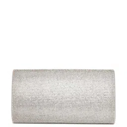 Aldo FAHARI040 Silver Embellished Clutch image 3