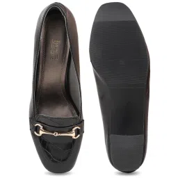 Inc.5 Women's Black Casual Pumps image 3