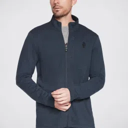 Skechers Navy Relaxed Fit Sports Jacket image 3