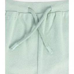 MINIKLUB Kids Sage Green Solid Joggers image 3