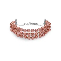 Karatcart Rose-Gold Tone Necklace for Women image 3