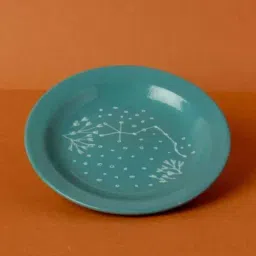 Freedom Tree Luna Blue Star Handpainted Ceramic Tapas Plate - Set Of 2-picture-31