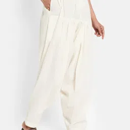 Fabindia Off White Cotton Salwar image 3