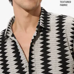 The Souled Store Multi Cotton Relaxed Fit Colourblocked Casual Shirts image 3