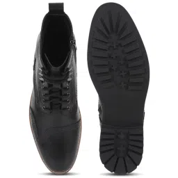 Royal Enfield Men's TORQUE Black Brogue Boots image 3