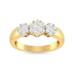PC Jeweller Dusti 18k Gold Ring for Women-picture-5