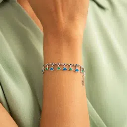 Shaya Oxidized Owning My Weird Humour Bracelet in 925 Silver-image-46