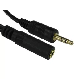 RS PRO Male 3.5 mm Stereo Jack to Female 3.5 mm Stereo Jack Aux Cable Black 3 m, 1924421-picture-47