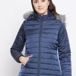 Duke Navy Quilted Jacket-image-68