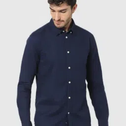 celio celio* Navy Cotton Regular Fit Shirt-picture-18