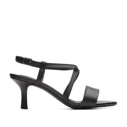 Clarks Women's Black Back Strap Stilettos-picture-8