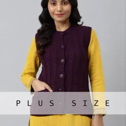 Aurelia Purple Regular Fit Sweater-image-79