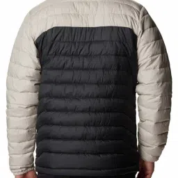 Columbia Brown & Navy Regular Fit Colour Block Quilted Jacket image 2