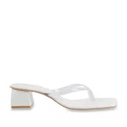 Metro Women's White Thong Sandals-picture-25