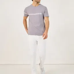 Styli White Slim Fit Solid Jeans image 4