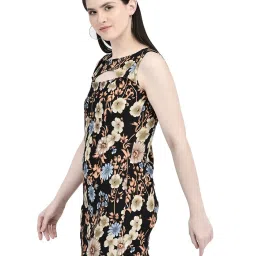 Eavan Multicolor Floral Print Shift Dress image 3