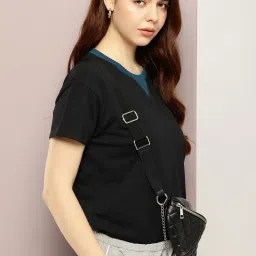 Dillinger Black Solid T-Shirt image 3