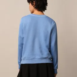 Only Blue Graphic Print Sweatshirt image 3