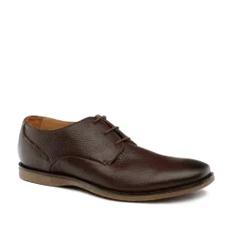 Ruosh Men's Brown Derby Shoes image 3