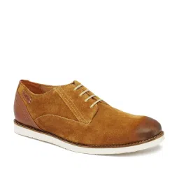 Ruosh Men's Tan Derby Shoes image 3