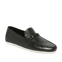 Ruosh Men's Black Casual Loafers image 3