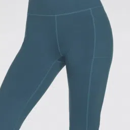Skechers Teal Green High Rise Track Pants image 3