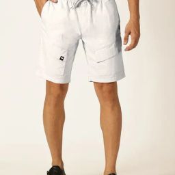 Thomas Scott White Cotton Regular Fit Shorts-picture-45