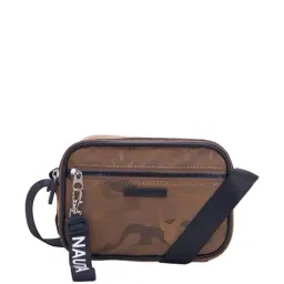 Nautica Tan Printed Medium Sling Handbag-image-10