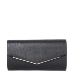 Code by Lifestyle Black Textured Envelope Clutch-picture-37