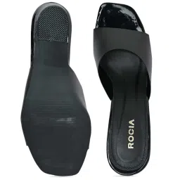 Rocia by Regal Women's Black Casual Sandals image 3