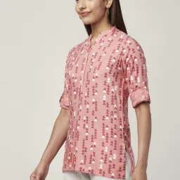 Akkriti by Pantaloons Pink Printed Tunic image 3