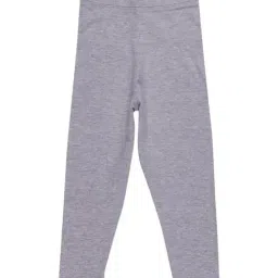 The Mom Store Girls Multicolor Cotton Leggings - Pack of 2 image 3