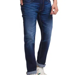 Parx Blue Slim Fit Low Rise Jeans image 3