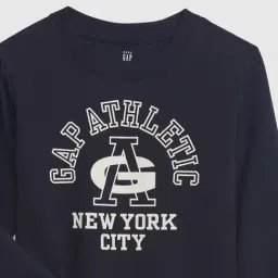 GAP Boys Navy Graphic T-Shirt image 3