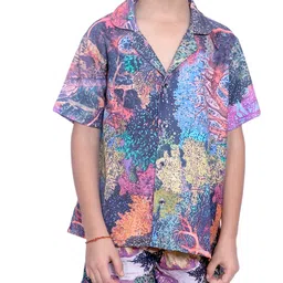 TILISM Boys Printed Shirt with Shorts image 2