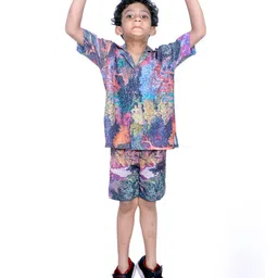 TILISM Boys Printed Shirt with Shorts image 5