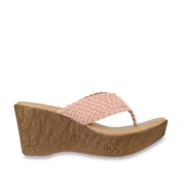 Inc.5 Women's Peach Thong Wedges image 3
