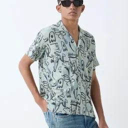 Y&F Kids by Westside Sage Abstract Detailed Resort-Fit Shirt-image-23