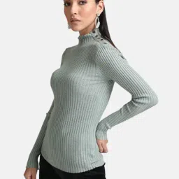 Kazo Green Regular Fit Sweater image 3