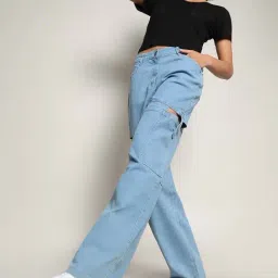 Campus Sutra Blue Regular Fit Jeans image 4