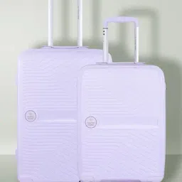Nasher Miles Bruges Hard-Sided Polypropylene Luggage Set of 2 Pastel Purple Trolley Bags(55&65cm)-picture-29