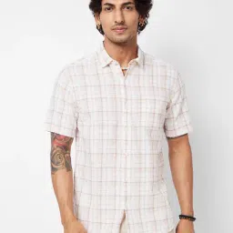 Vastrado Multicolored Cotton Relaxed Fit Checks Shirt-picture-18