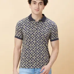 Being Human Grey Regular Fit Printed Polo T-Shirts-picture-18