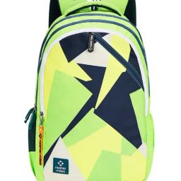 Nasher Miles Modern Art Green Printed Laptop Backpack-picture-3