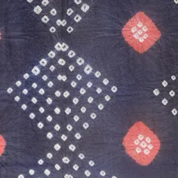 Geroo Jaipur Navy Woven Saree with unstitched Blouse image 5