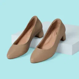 Forever Glam by Pantaloons Women's Tan Casual Pumps-image-29